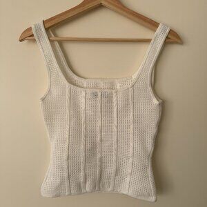 Aritzia Babaton Sculpt Knit Squareneck Tank
